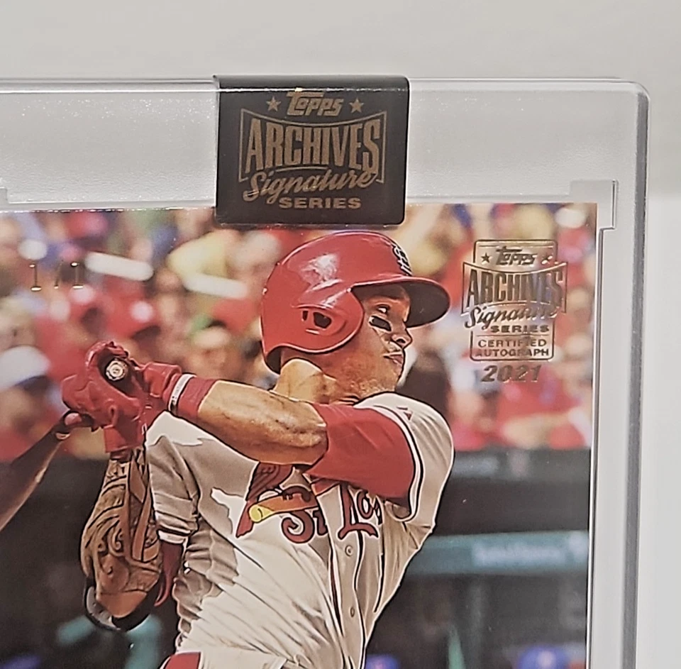 UM de UM AUTOGRAFADO 2021 TOPPS SIGNATURE SERIES KOLTEN WONG RC - 1 de 1! UAU!! RC 🔥 - Imagem 4 de 4