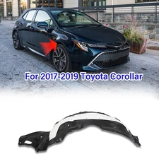 For 17-19 Corolla Front Splash Shield Inner Fender Liner w/Insulation Right Side