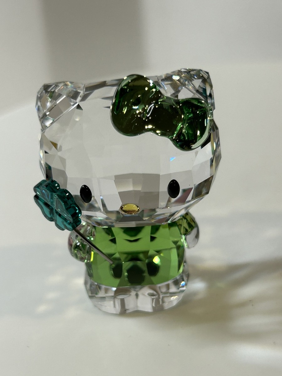 Swarovski 2014 Hello Kitty Lucky 🍀 Charm Rare, Retired & NMIB