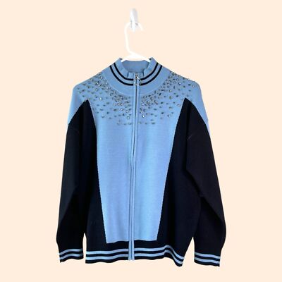 Sandro Embellished Knit Cardigan