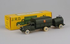 JRD (115) Citroën P55 militare cassone telonato con rimorchio cisterna