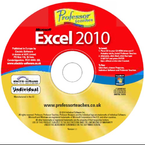 MS Office 2010 Training Course on CD Word, Excel, Windows, Ppoint, Outlook - Afbeelding 3 van 6