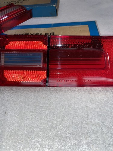1968 Plymouth Fury I and Il. Taillight lenses. Left And Right. NOS MoPar - Picture 4 of 9