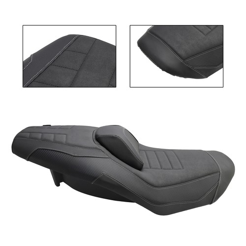 Heating Front Rear Driver Passenger Seat Blackb For Yamaha T-Max 2022-2024 T3 - Picture 3 of 12
