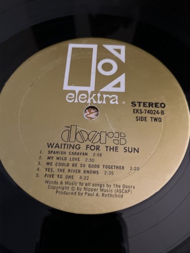 The Doors Waiting For The Sun LP Record 1st Issue Elektra 1968 Rare Hype Sticker - Bild 15 von 15