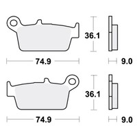 TRW BremsbeläGe Passend Vorn FüR Kymco K12 50 Bj. 1996-1998