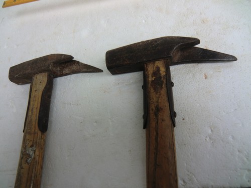 2 alte latthämmer geschmiedet holzstiele - Bild 2 von 4