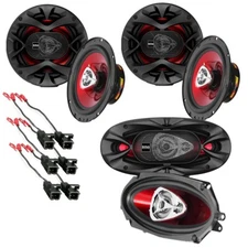 BOSS Speaker Bundle for Front.Rear Door.Overhead for 1995-2006 Suburban*Tahoe*