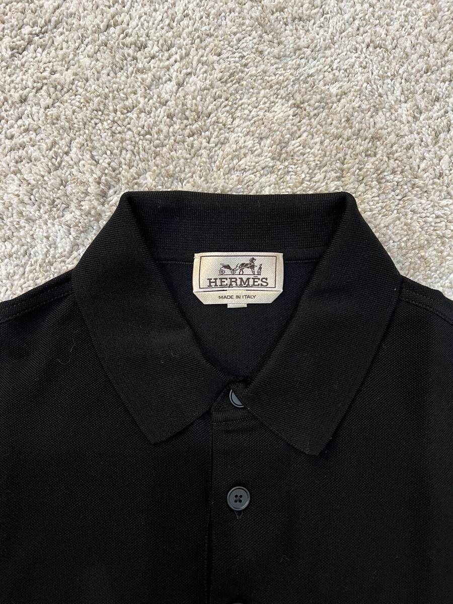 Men's Hermes Polo (L) (Black) With Box | eBay Men's Hermes Polo (L) (Black) With Box | eBay