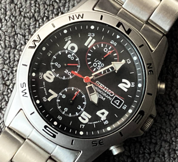 【初売り】 From 7T92-0DX0 men Quartz CHRONOGRAPH SEIKO Japan eBay | その他