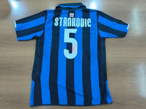 2008 Nike Inter Milan Internazionale Stankovic #5 100 Anniversary Jersey Sz L - Picture 12 of 17