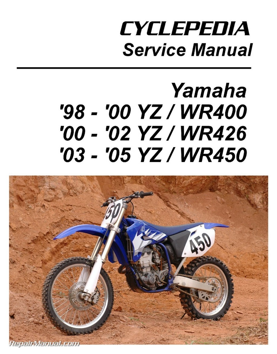 1998-2005 Yamaha YZ WR 400, 426, 450F Cyclepedia Printed
