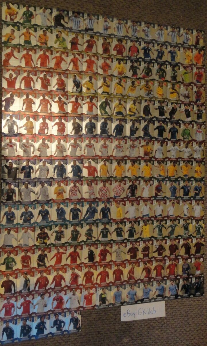2014 Panini Prizm World Cup Complete Base Set 1-201 WITHOUT 2014 Panini Prizm World Cup Complete Base Set 1-201 WITHOUT