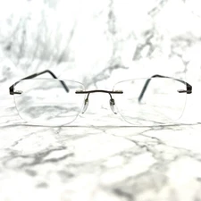 Silhouette 5369 40 6052 Titanium Gray Rimless Eyeglasses Frames 53-21-150