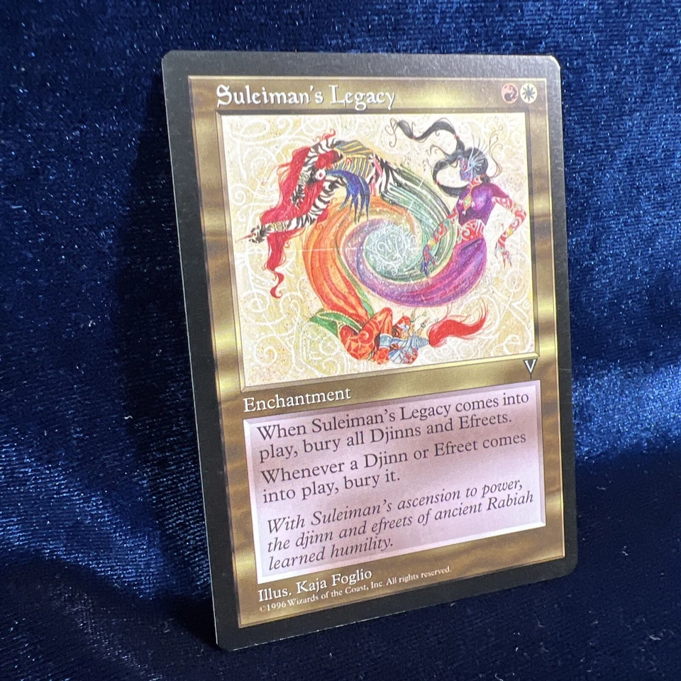 Suleiman's Legacy Visions Magic The Gathering Card MTG RARE RESERVED LIST - Image 2 of 4
