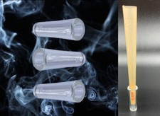 Punta de soporte de cono de vidrio APTO para elementos RAW ZIG ZAG cono preenrollado de cualquier tamaño (paquete de 3)