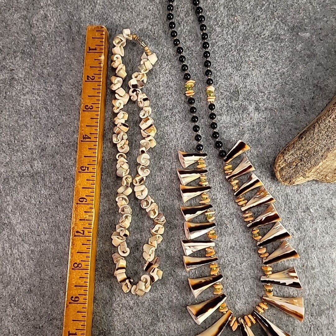 Vintage Seashell Necklaces, Set Of 2 Beautiful! - image 10