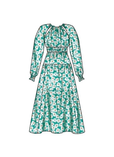 SIMPLICITY 9678 MISSES DRESSES Sewing Pattern Sizes 8-16 & 18-26 Skill: AVERAGE - Picture 6 of 8