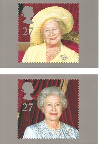UK GB ROYAL FAMILY HM The Queen Mother Presentation Stamp POSTCARD - New