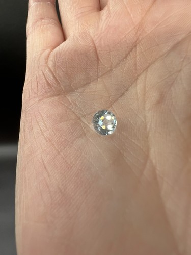 1/2 Carat Loose Round Faceted Cut Genuine Natural Blue Topaz Stone - Picture 9 of 12