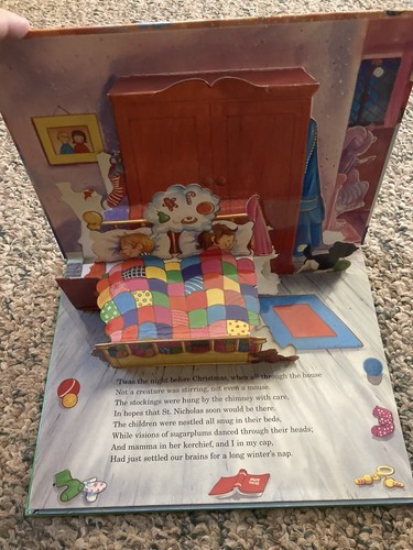 Landoll Vintage 1996 Christmas Pop Up Books Night Before Christmas & Nutcracker - Picture 8 of 12
