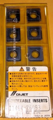 DIJET CARBIDE INSERTS QUANTITY 10 11414-Z6053 JC5040 IM SP43GS | eBay