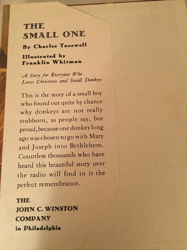 The Small One by Charles Tazewell 1947 1st edition in box - Picture 3 of 11