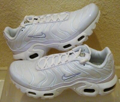 Nike Air Max Plus ホワイト スニーカー New Nike Air Max Plus GS White Silver Youth US Size 6Y UK