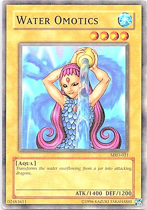 Water Omotics MRD-021 Yu-Gi-Oh! Card Unlimited Moderate Play | eBay