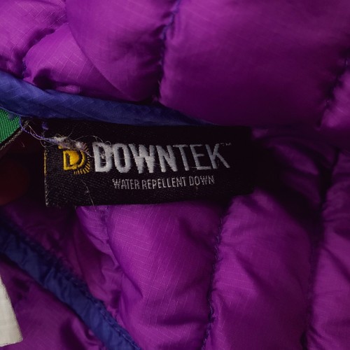 LL Bean Jacket Girls Large Purple Down Puffer Coat 650 Fill Packable Lightweight - Picture 10 of 19