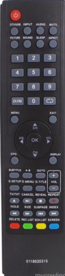 TEAC TV Compatible 0118020315 Remote Control FOR LCDV2656HDR LCDV3256HDR LCDV2681FHD LCD | BatteryMate