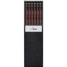 Uni Hi Wooden Pencil - 2B - Box of 12 HU2B