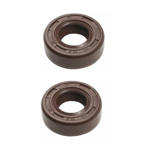 2Pcs Oil Seal For Yamaha Outboard 2 Stroke 4HP 5HP 10.8x21x7mm 93101-10M14 - Picture 5 of 9