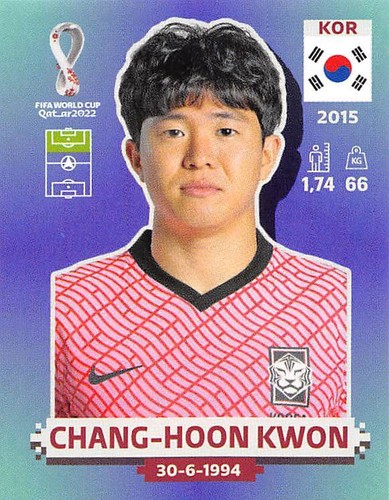 COLECCIÓN DE PEGATINAS PANINI QATAR 2022 COPA MUNDIAL DE LA FIFA - GRUPO F GRUPO G GRUPO H - Imagen 239 de 241