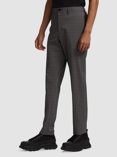 $265 Theory Men's Gray Zaine Kelso Check Pants Size 31 - Picture 3 of 6
