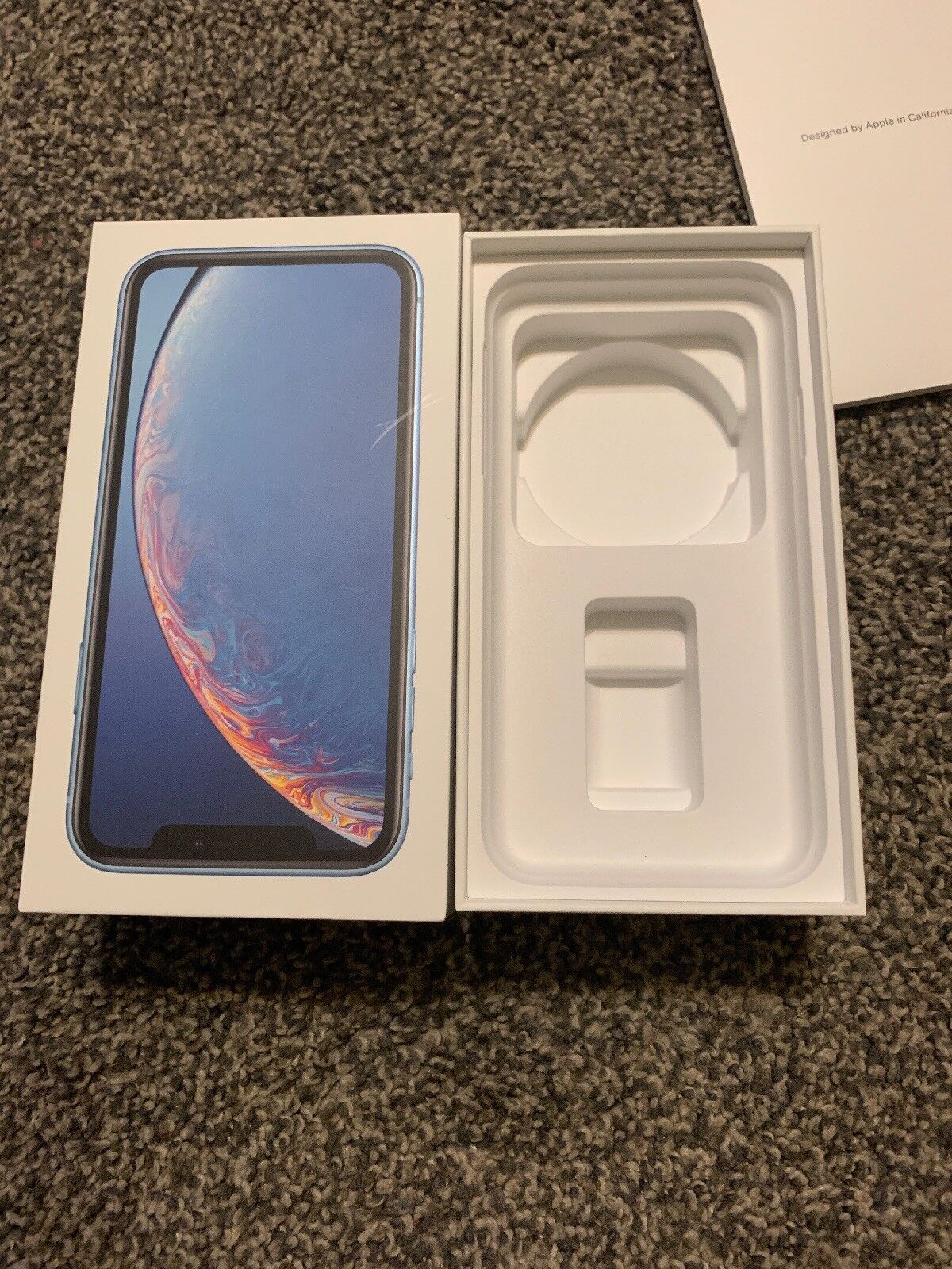 iPhone XR 64 GB Blue Box Only No Phone With Papers | eBay