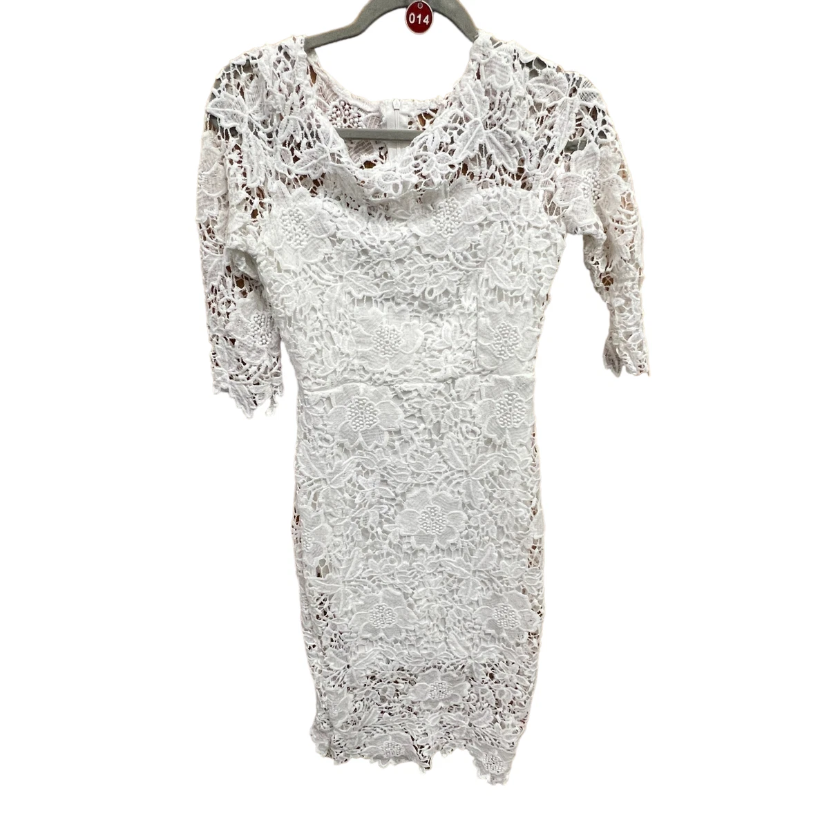 White floral bridal shower dress top