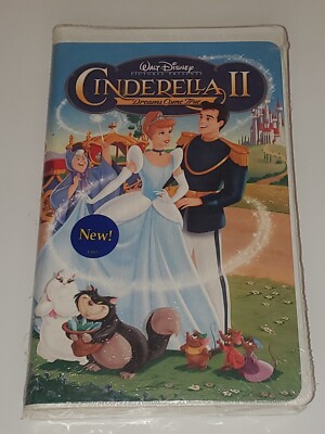 New 2002 Disney CINDERELLA 2 II Dreams Come True Original Sequel