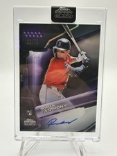 Roman Anthony auto /75 Topps Chrome Black
