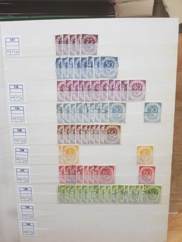 Colección Lagerbuch Bund BRD estampada y sin fijasellos ** - Imagen 4 de 24