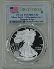 2016-W American Silver Eagle Proof PCGS PR 69 First Strike Flag US Mint $1 Coin