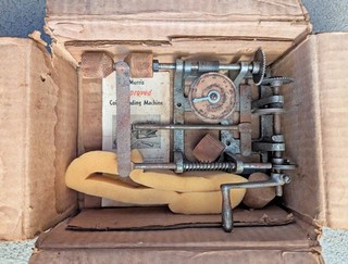 Vintage Morris Improved Coil Winding Machine with Instruction Pamphlet