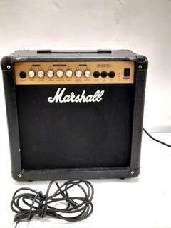 Marshall G15R CD 15W Guitar Combo Amplifier Bundle With Cable Working Used