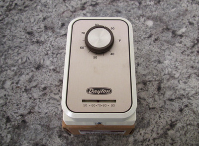 New Dayton 2E503 40/90F Heating / Cooling Multi-Purpose Line Voltage Thermostat