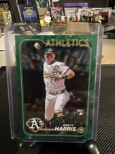 2024 Topps Update Series - Brett Harris #US199 Green Crackle Foilboard /499 (RC)