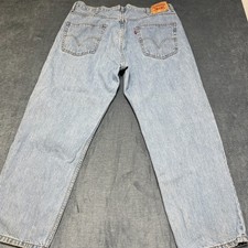 Vintage Levi's 550 Jeans Mens 40x30 Blue Denim Non Stretch Relaxed Fit Straight