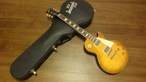 Electric Guitar Gibson LP Traditional 50s Birds Eye Maple Burst 1958 Model 2011