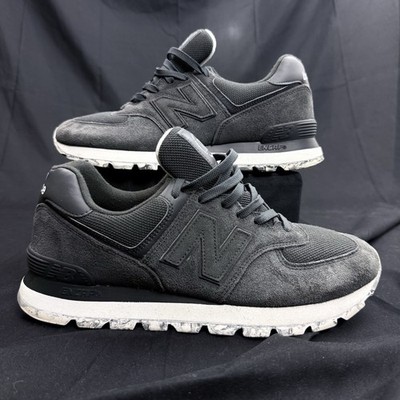 Size 11 Men's New Balance 574 Rugged Sneakers ML574DX2 Black Grey Marble Sole