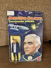 1978 Mattel Battlestar Galactica Commander ADAMA Figure Unpunched