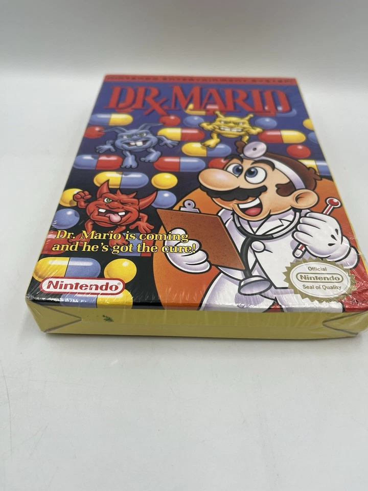 1990 NINTENDO DR. MARIO NES OVAL SEAL (BRAND NEW FACTORY SEALED!) WOW! 🔥 - Image 3 of 4